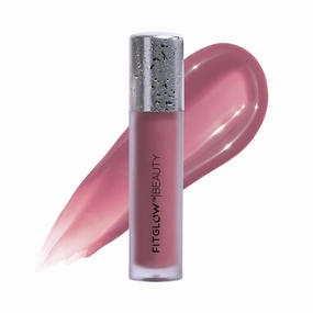 FITGLOW Beauty Lip Colour Serum | Hydrating Lip Gloss | Plumping Anti-Aging Lip Treatment | Natural Shine with Pomegranate Sterols & Collagen | Buildable Color for Dry Chapped Lips | Regal - 10g