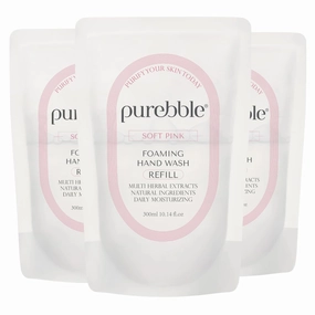 Foaming Hand Wash, Soft Pink, 10.14fl.oz (Refill, Pack of 3)
