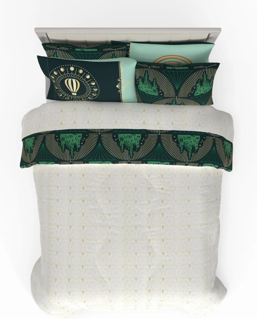 Franco Collectibles Wicked Lux Bedding 7 Piece Super Soft Reversible Comforter and Sheet Set with Sham, Queen, (Officially Licensed Product)