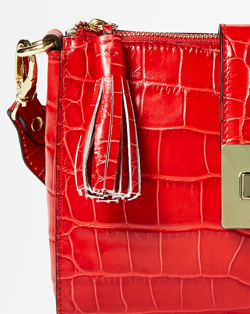 FW18 - Croco - Coline - Lipstick Red