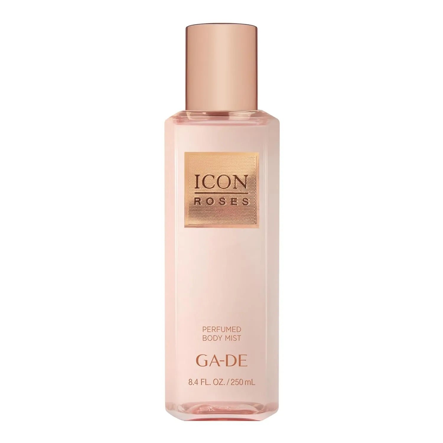 GA-DE Icon Roses Body Mist - Enriched with Plumeria Extract, Rose, Violet Leaves, Jasmine - Notes of Tangerine - Body Spray for Women - 8.4 oz