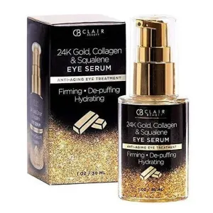 Generic 24K Gold & Collagen Squalene Anti-Aging Eye Serum - Firming, Brightening, DePuffing, Hydrating - 1.0 FL OZ
