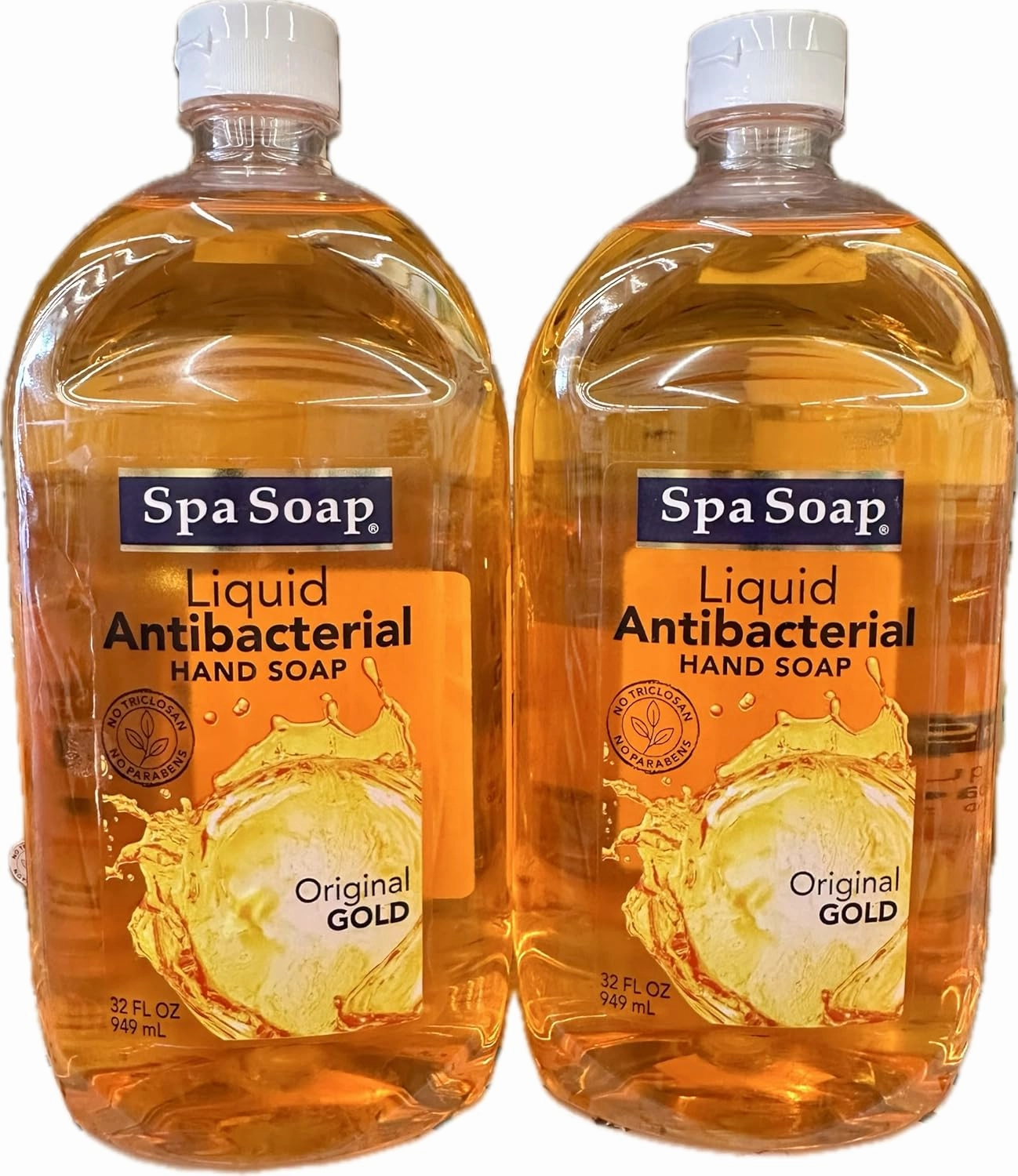 Generic SpaSoap - Anti-bacterial/Moisturizig Hand Soap - 1 Dispenser, 2 Refils (Total 78 fl oz - Original Gold)