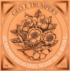 Geo F. Trumper, Almond Shaving Soap With Wood Bowl, 80 Gram