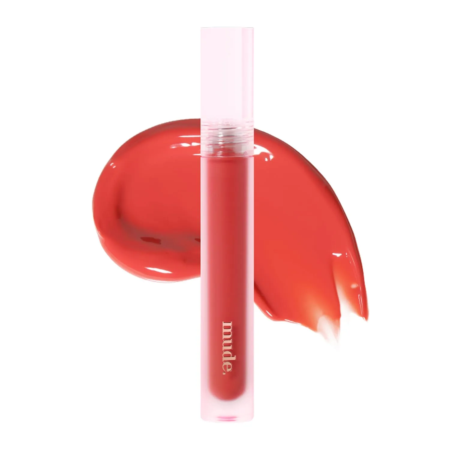 Glacé Lip Tint 02 Coral glacé Long-Lasting Liquid Stain Buildable Layer with Glossy Finish for Juicy Glowy Lips K-Beauty K-Cosmetics