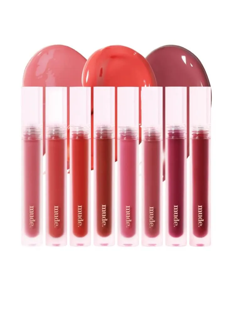 Glacé Lip Tint 06 Mauve more Long-Lasting Liquid Stain Buildable Layer with Glossy Finish for Juicy Glowy Lips K-Beauty K-Cosmetics
