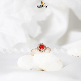 Gleaming Ring - Golden Red