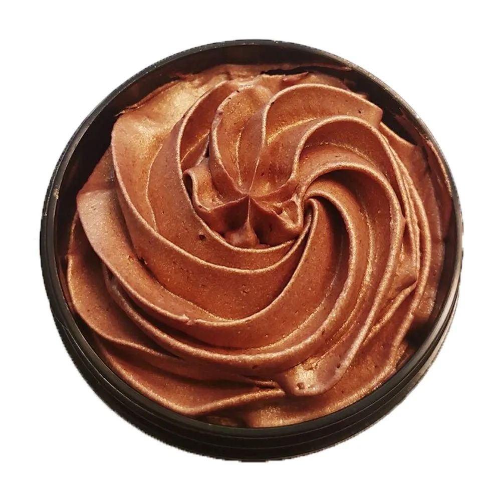 GLIMMER GODDESS Organic Whipped Shea Body Shimmers Travel Size - Bronze, Diamond & Gold Shimmer - Vegan, Cruelty-Free