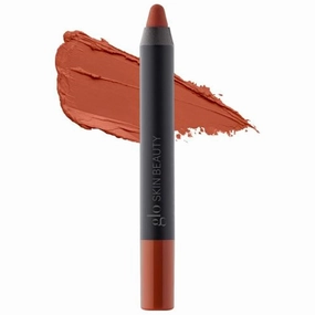 Glo Skin Beauty Suede Matte Lip Crayon (Sahara) - Longwearing Formula Stays On All Day, With Conditioning Shea Butter   Mango Seed Oil for a Velvety Smooth Finish