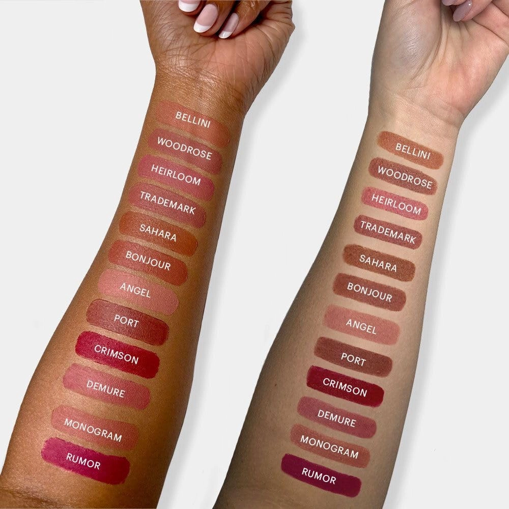 Glo Skin Beauty Suede Matte Lip Crayon (Sahara) - Longwearing Formula Stays On All Day, With Conditioning Shea Butter   Mango Seed Oil for a Velvety Smooth Finish