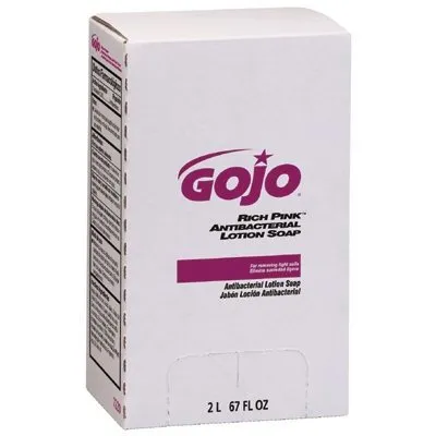 GOJO Industries 315-7220-04 Rich Pink Antibacterial Lotion Soap, 2000 mL (Pack of 4)