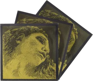 GOLD Eva Pilazzi Gold Violin Strings A D G Wire Set (G Wire Silver Roll)