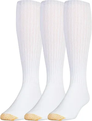 Gold Toe Men's Cotton Over-the-Calf Athletic Socks (3-Pack)
