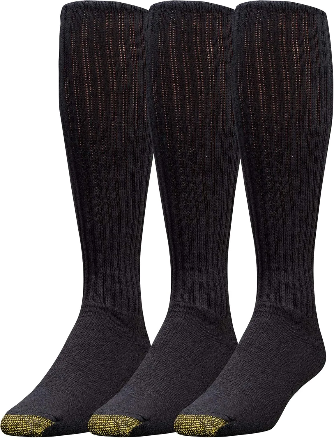 Gold Toe Men's Cotton Over-the-Calf Athletic Socks (3-Pack)