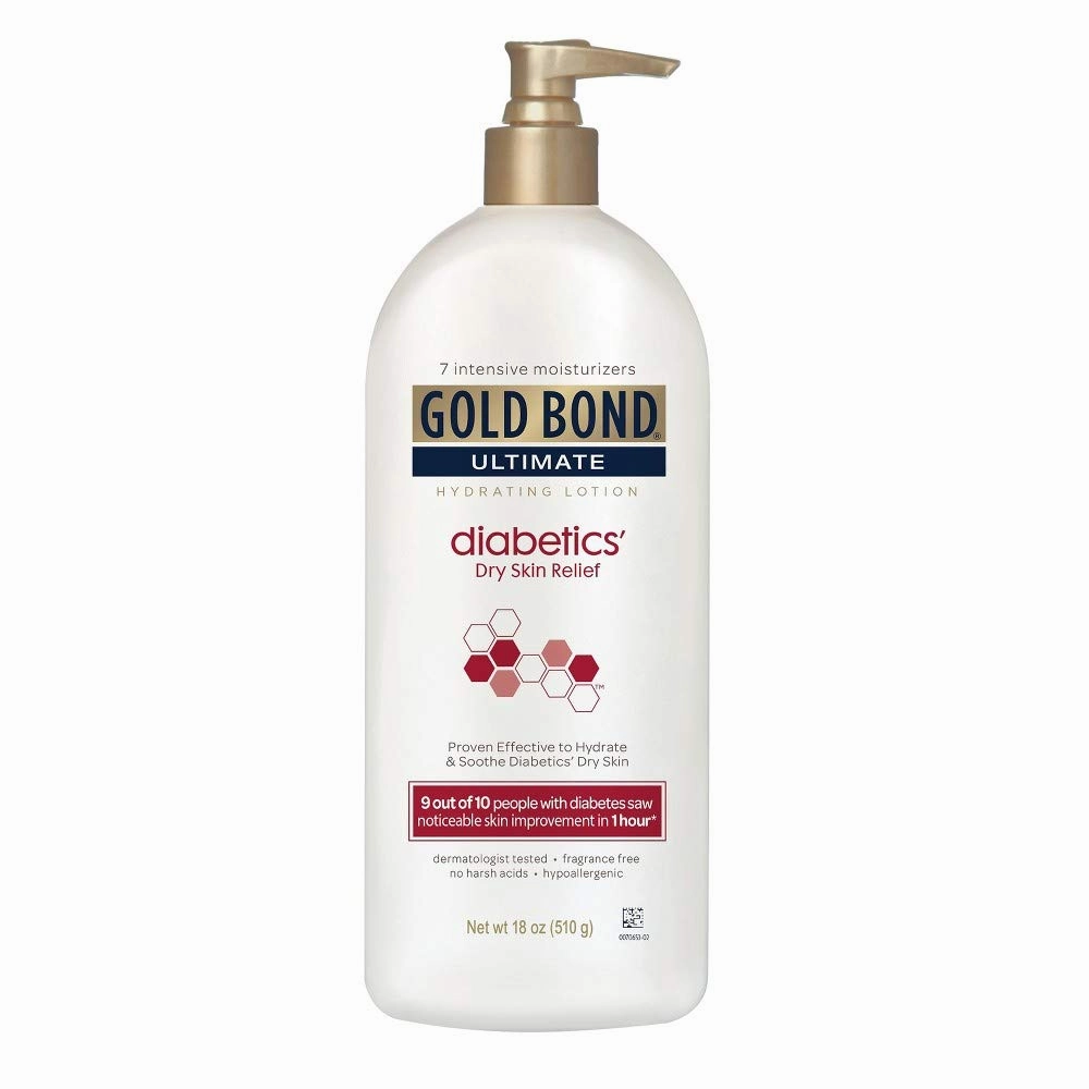 Gold Bond Ultimate Hydrating Lotion, Diabetics Dry Skin Relief 18 oz (Pack of 6)