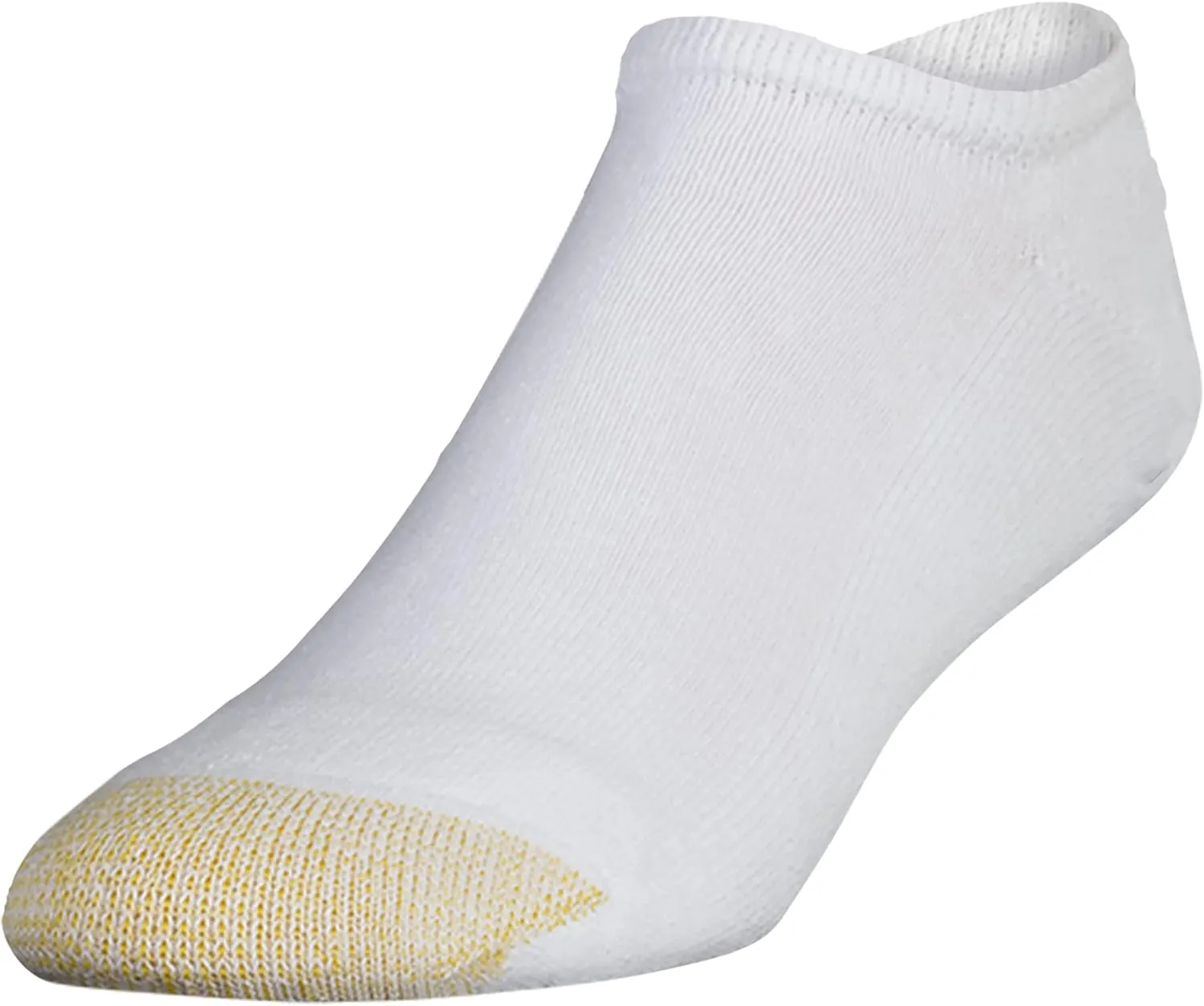 GOLDTOE Men's 656F Cotton No Show Athletic Socks, Multipairs