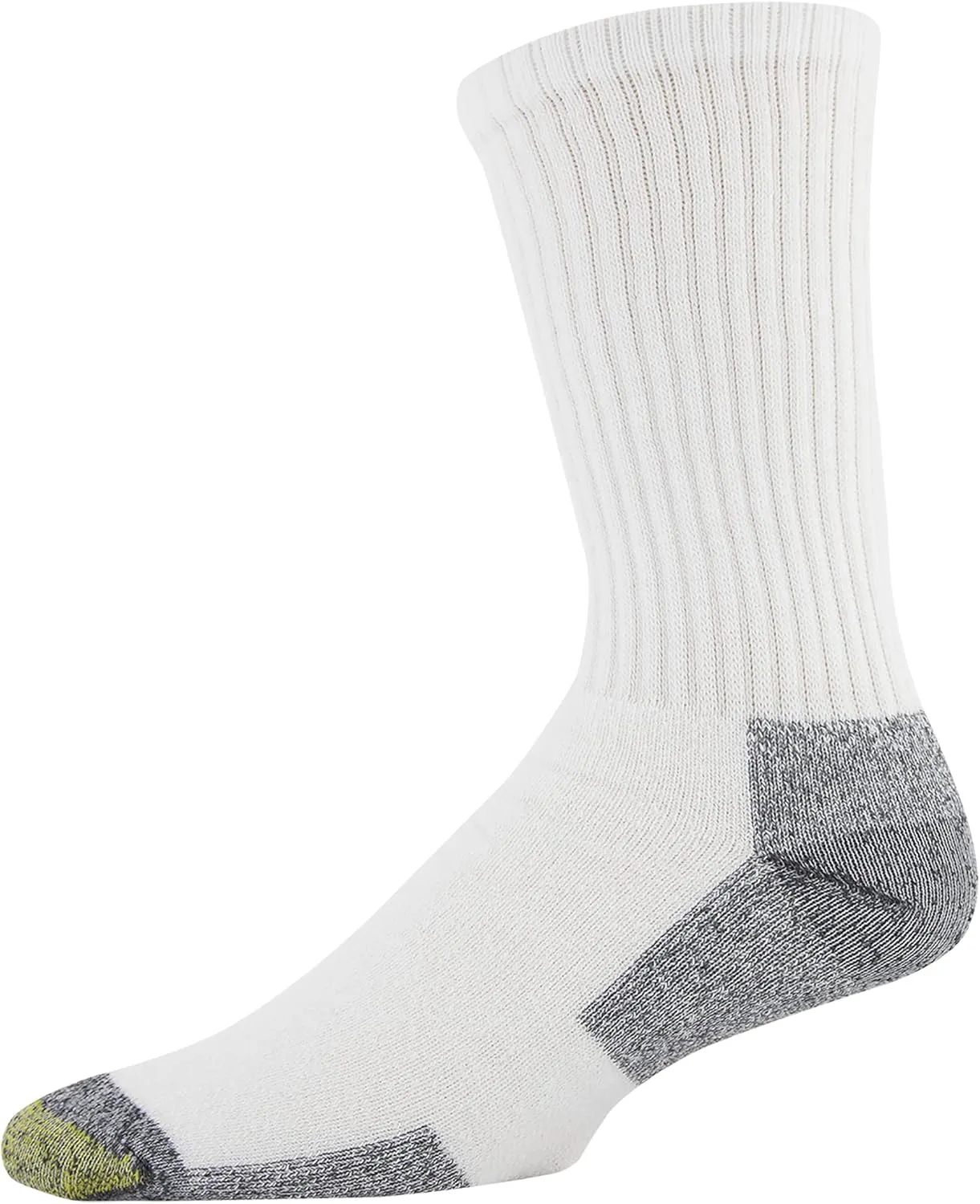 GOLDTOE Men's 656S Cotton Crew Athletic Socks, Multipairs