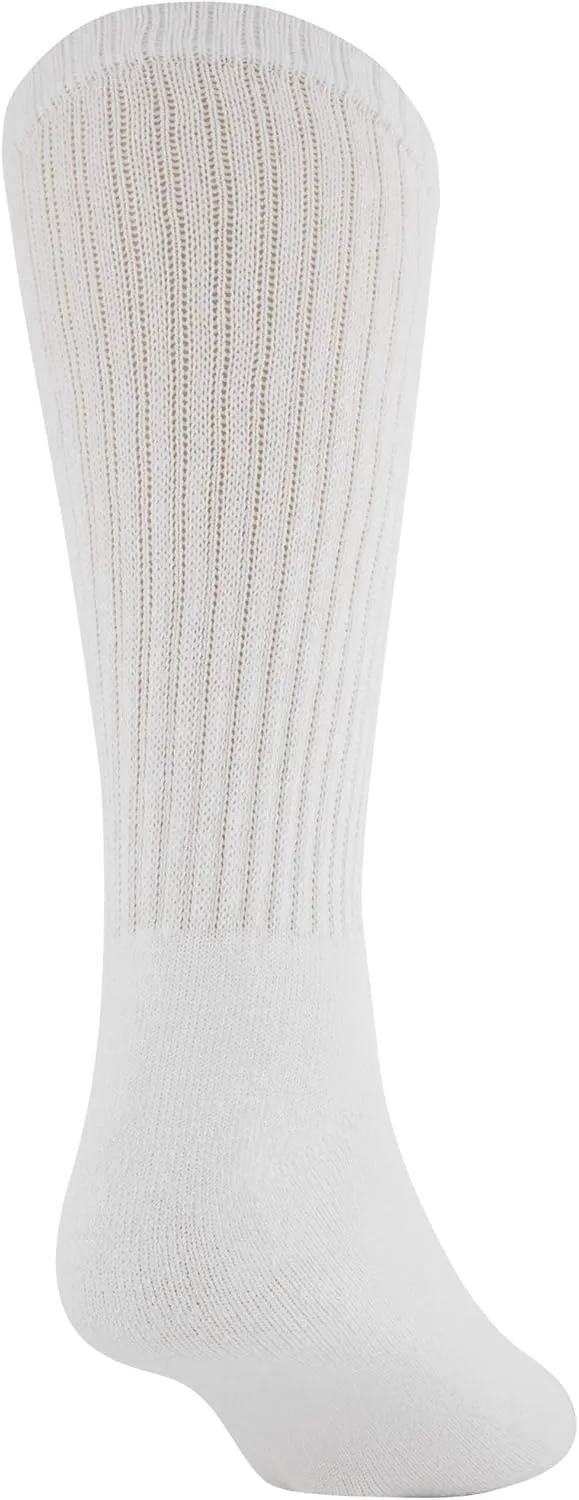 GOLDTOE Men's 656S Cotton Crew Athletic Socks, Multipairs