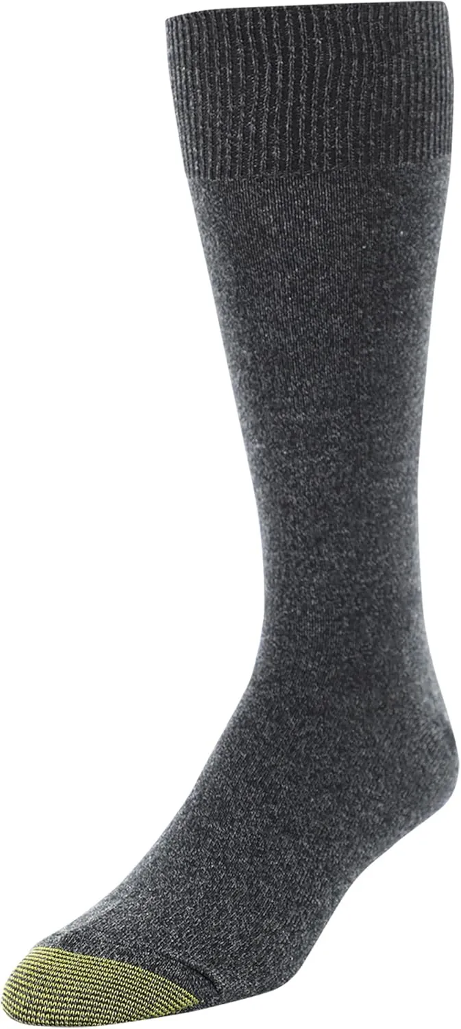 GOLDTOE Men's Dress Crew Socks, 3 Pairs