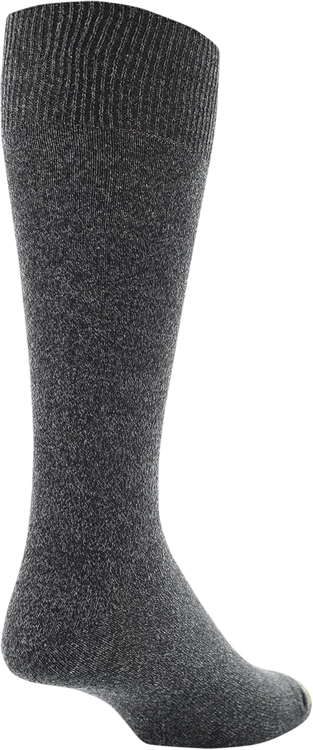 GOLDTOE Men's Dress Crew Socks, 3 Pairs