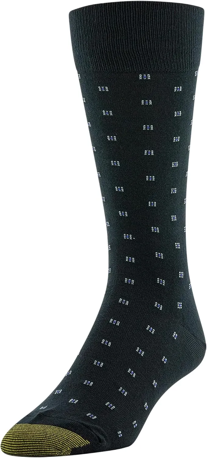 GOLDTOE Men's Dress Crew Socks, 3 Pairs