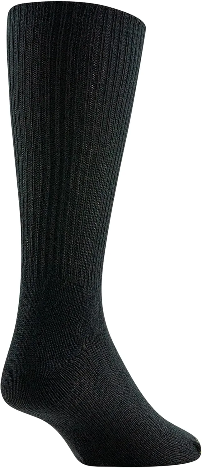 GOLDTOE Men's Fluffies Casual Crew Socks
