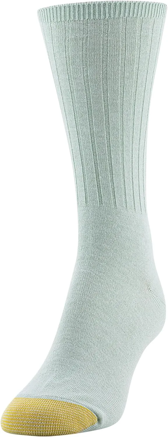 GOLDTOE Women's Casual Texture Crew Socks, Multipairs