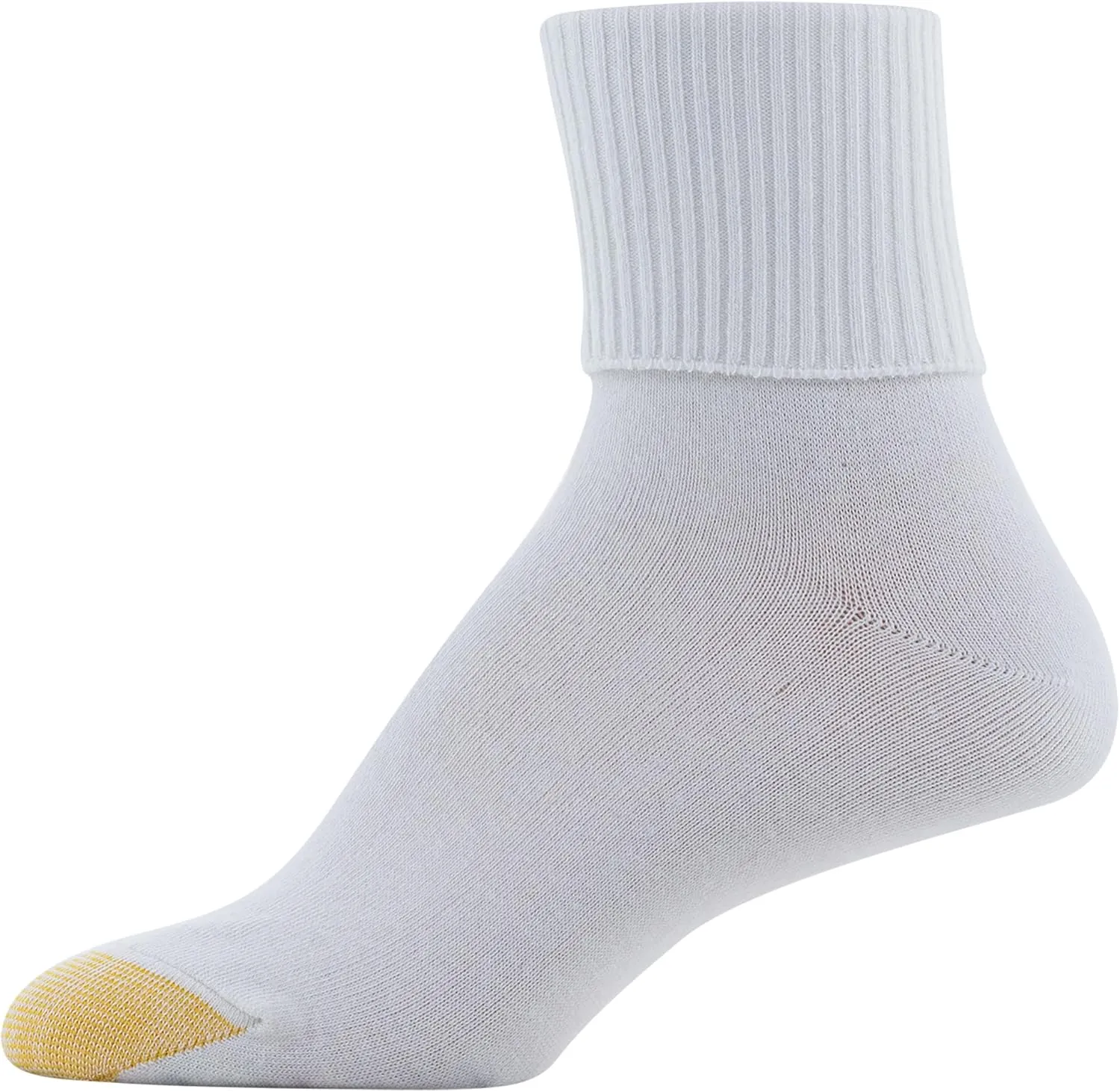 GOLDTOE Women's Classic Turn Cuff Socks, Multipairs