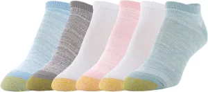 GOLDTOE Women's Free Feed Soft Liner Socks 6 Pack