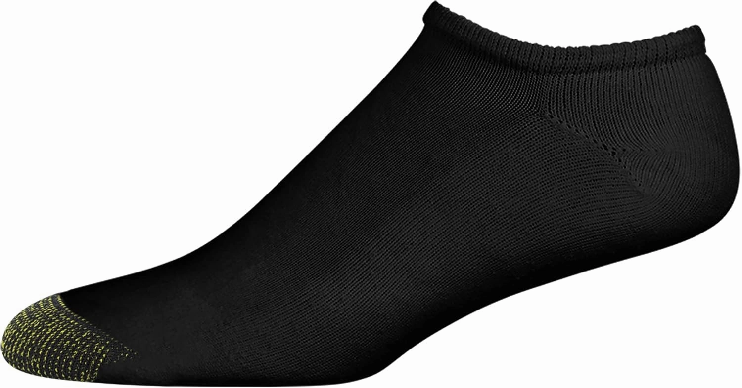 GOLDTOE Men's 656F Cotton No Show Athletic Socks, Multipairs