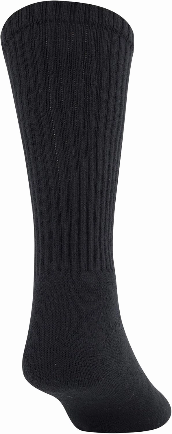GOLDTOE Men's 656S Cotton Crew Athletic Socks, Multipairs