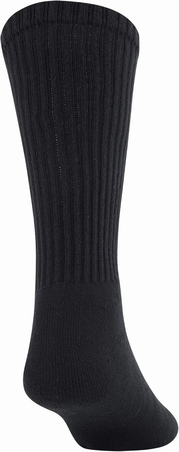 GOLDTOE Men's 656S Cotton Crew Athletic Socks, Multipairs