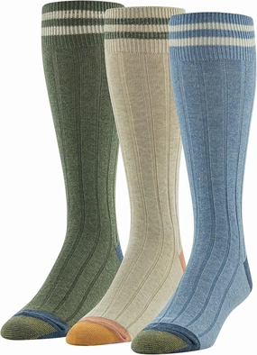 GOLDTOE Men's Hampton Socks, 3 Pairs