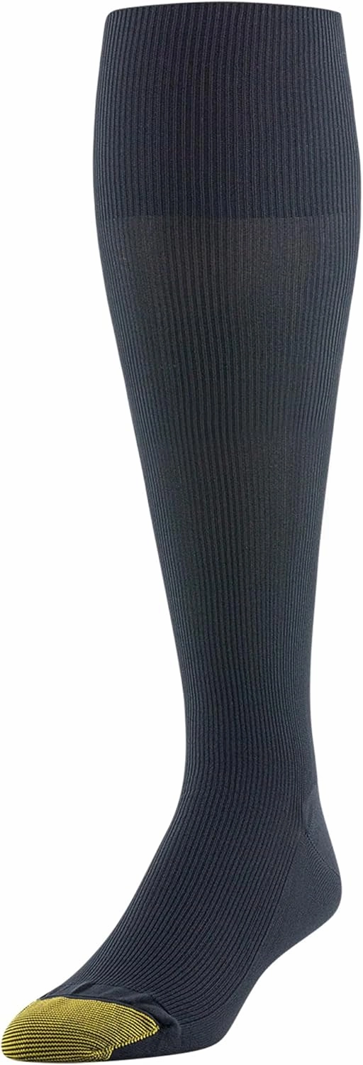 GOLDTOE Men's Metropolitan Over The Calf Socks 3 Pack
