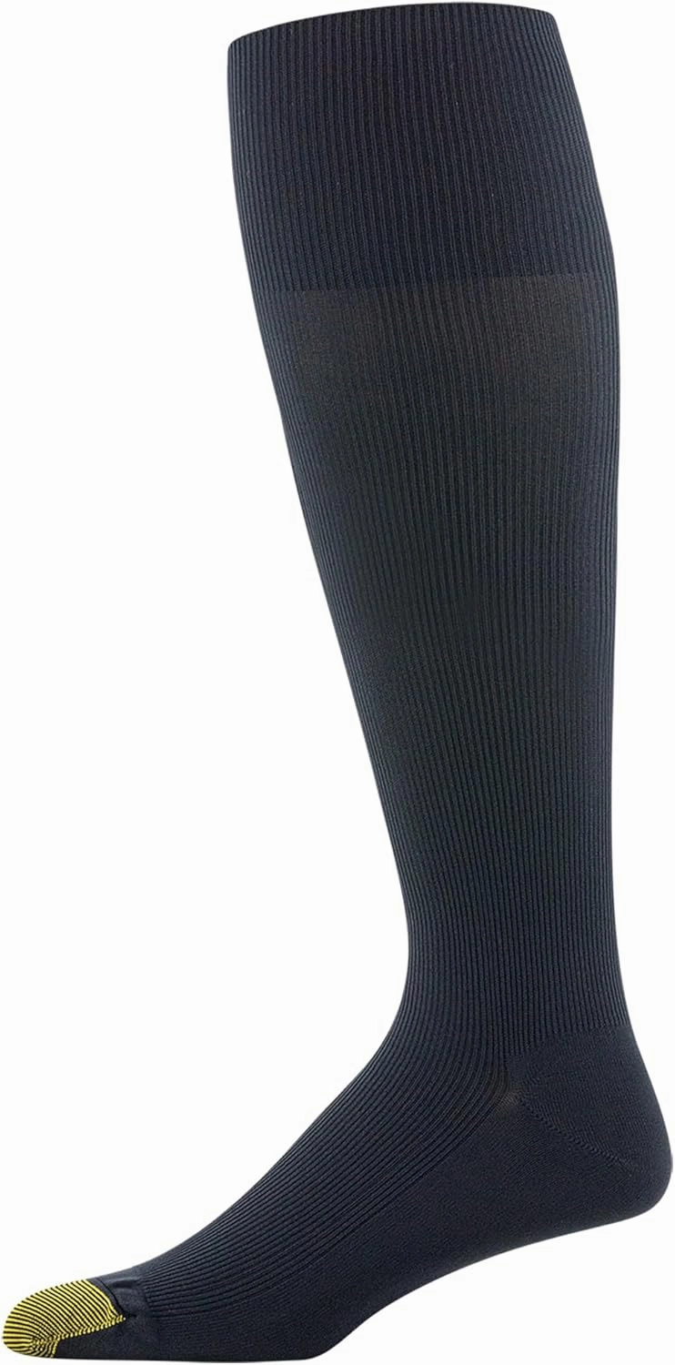 GOLDTOE Men's Metropolitan Over The Calf Socks 3 Pack