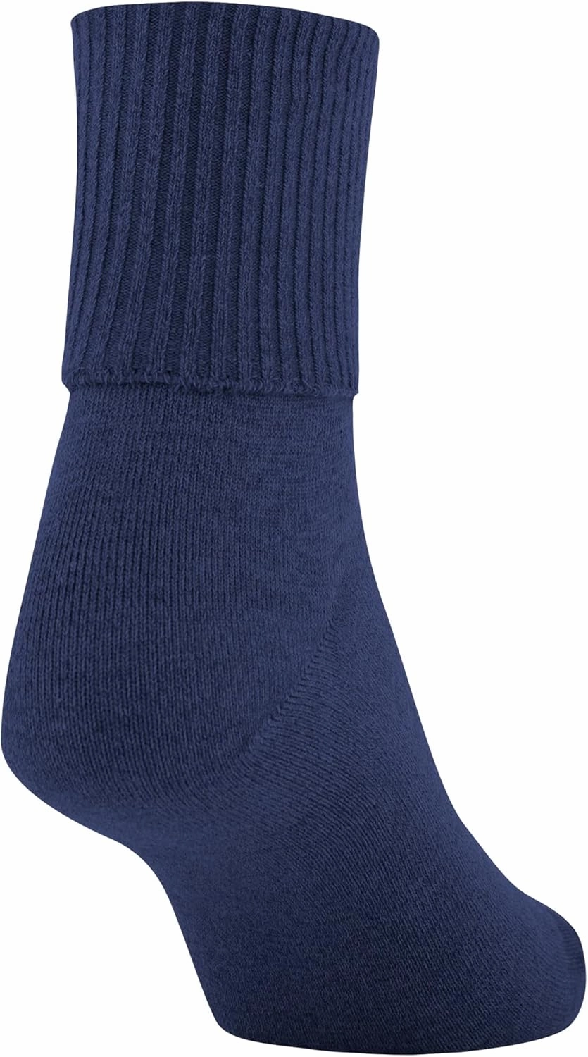 GOLDTOE Women's Classic Turn Cuff Socks, Multipairs