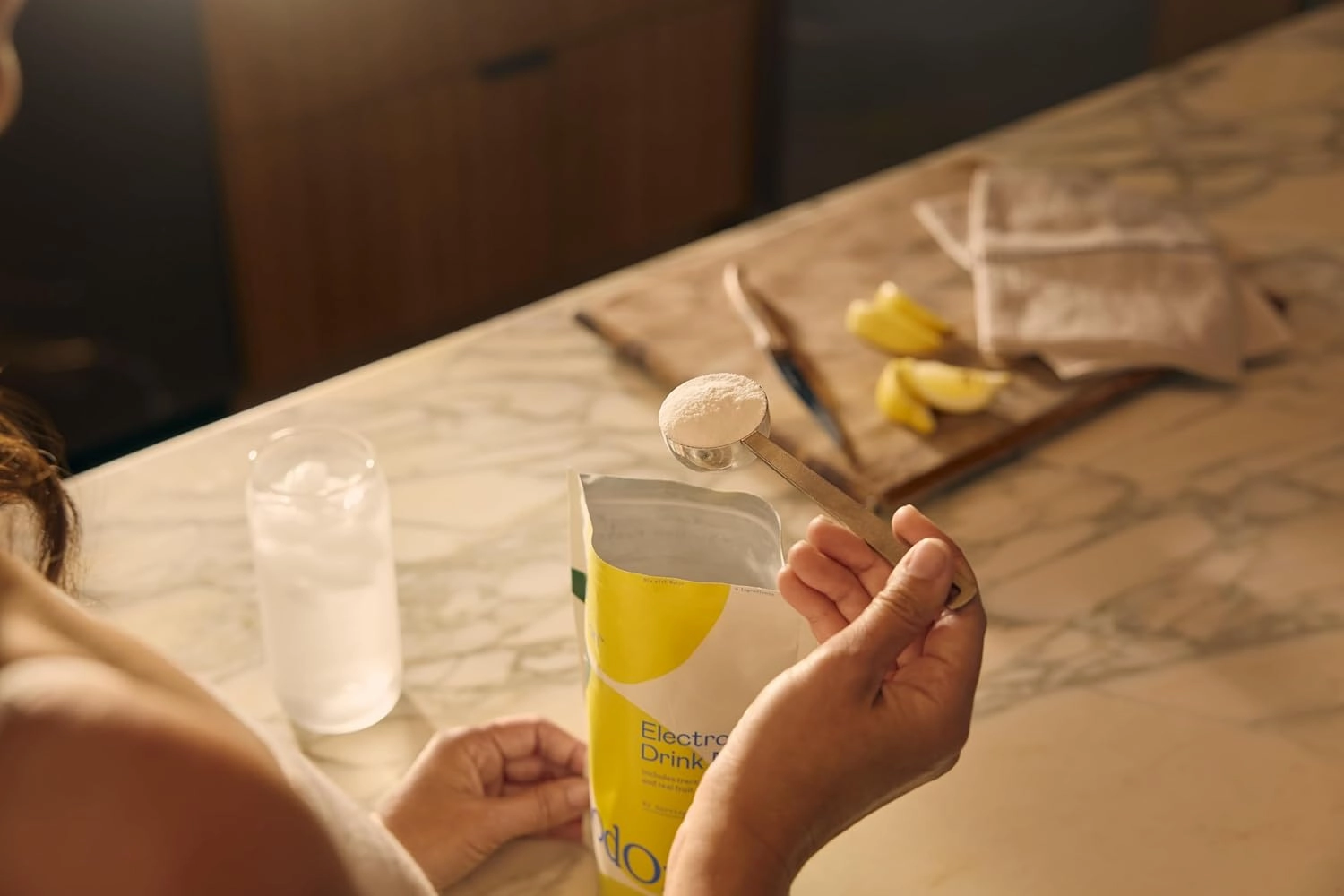 GOODONYA Organic Hydration Electrolyte Drink Mix, Certified Organic Hydration Powder, Non-GMO, Biochecked Glyphosate Free, Low Sugar, Lemonade Flavor, No Artificial Flavors, 20 Servings