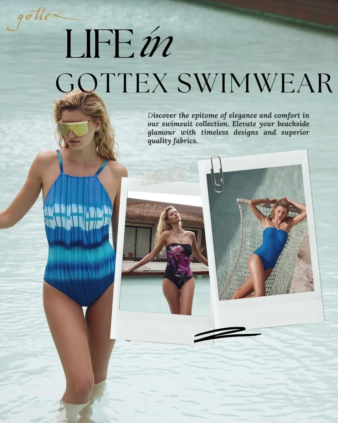 Gottex Women’s V-Neck One Piece Stylish Elegant Versatile Summer Bathing Suit with Soft Cups and Tummy Control Swim Essential