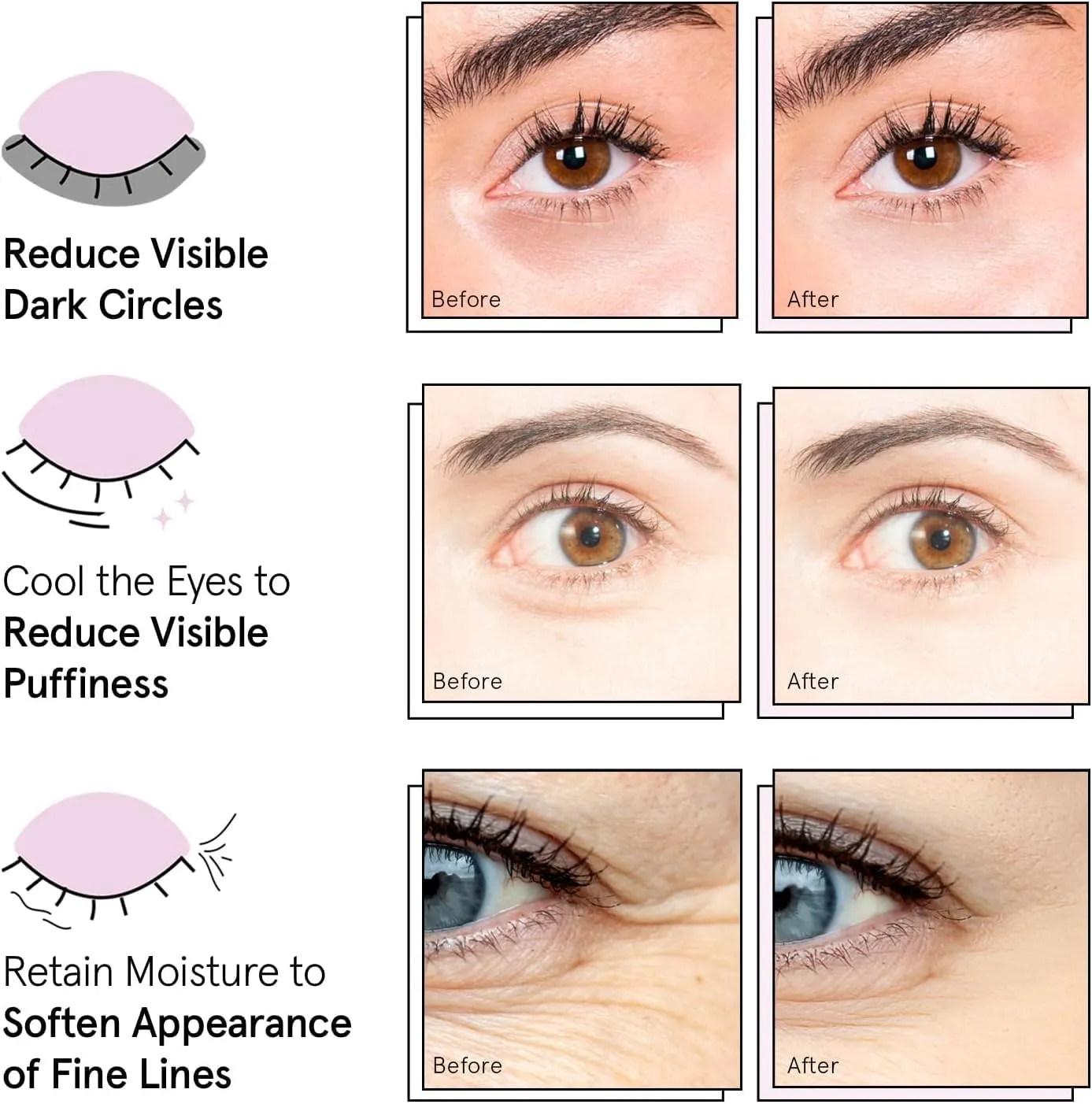 grace & stella Under Eye Patches (12 pairs) - Birthday Gifts for Women - Travel Essentials - Eye Masks for Puffy Eyes and Dark Circles - Anniversary Gifts for Her, Bachelorette Party Favors - Vegan