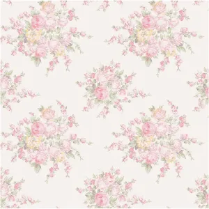 Graham & Brown Shabby Chic by Rachel Ashwell Rose Blossom Pink Wallpaper