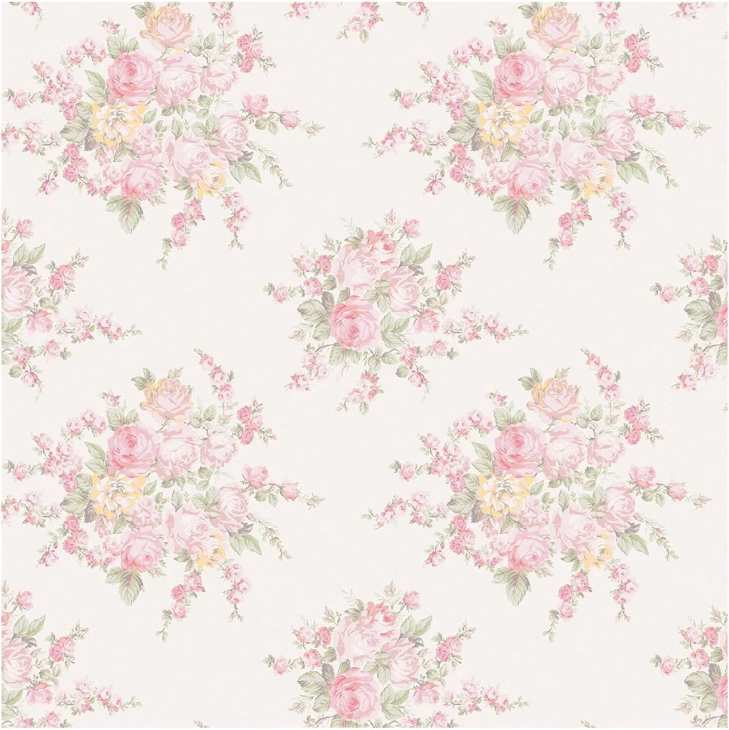 Graham & Brown Shabby Chic by Rachel Ashwell Rose Blossom Pink Wallpaper