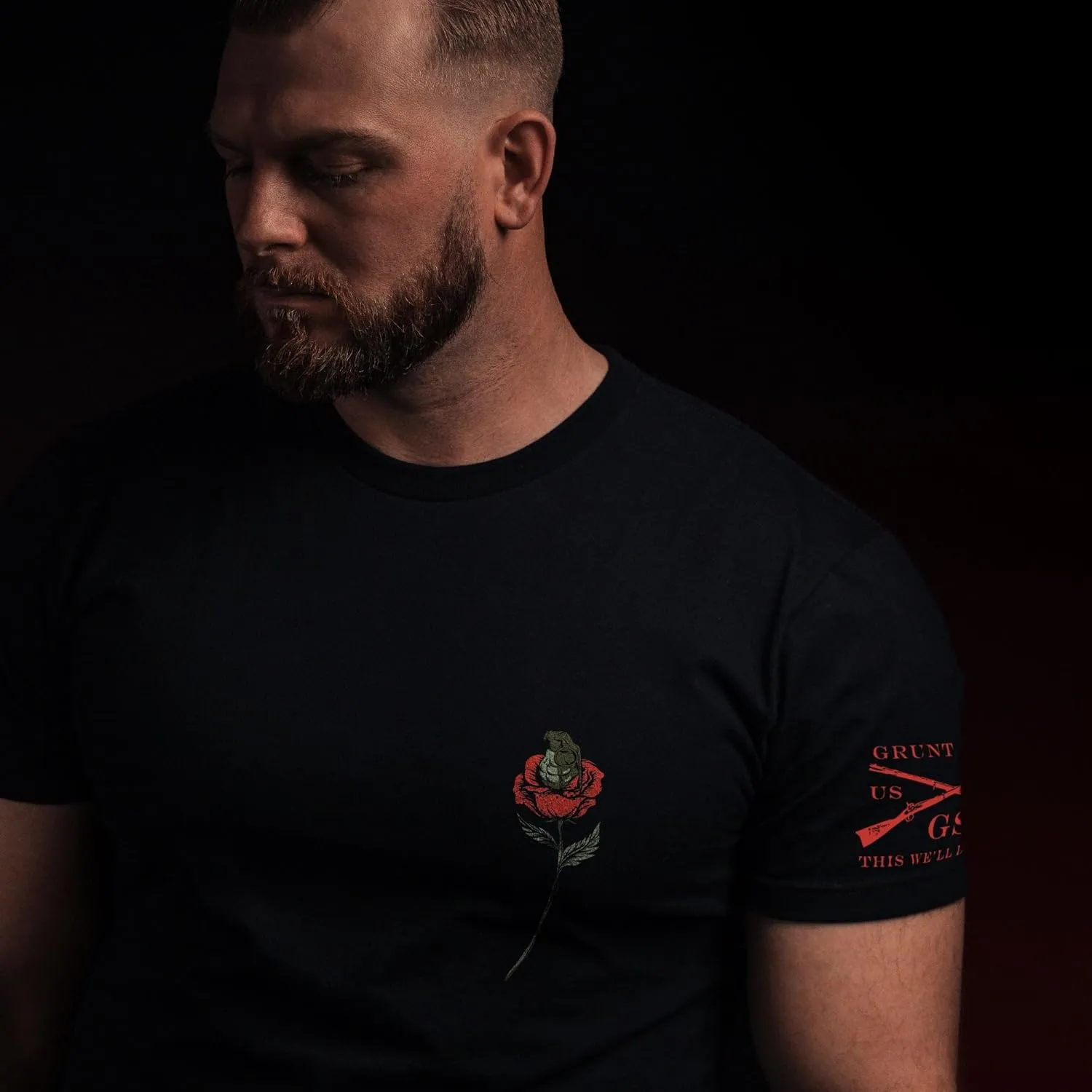 Grunt Style Death Rose Men's T-Shirt