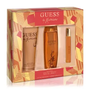 GUESS Marciano Women/Femme Eau de Parfum 3 Piece Gift Set - Perfume Spray 3.4 Fl. Oz., Travel Spray 0.5 Fl. Oz., & Body Lotion 6.7 Fl. Oz.
