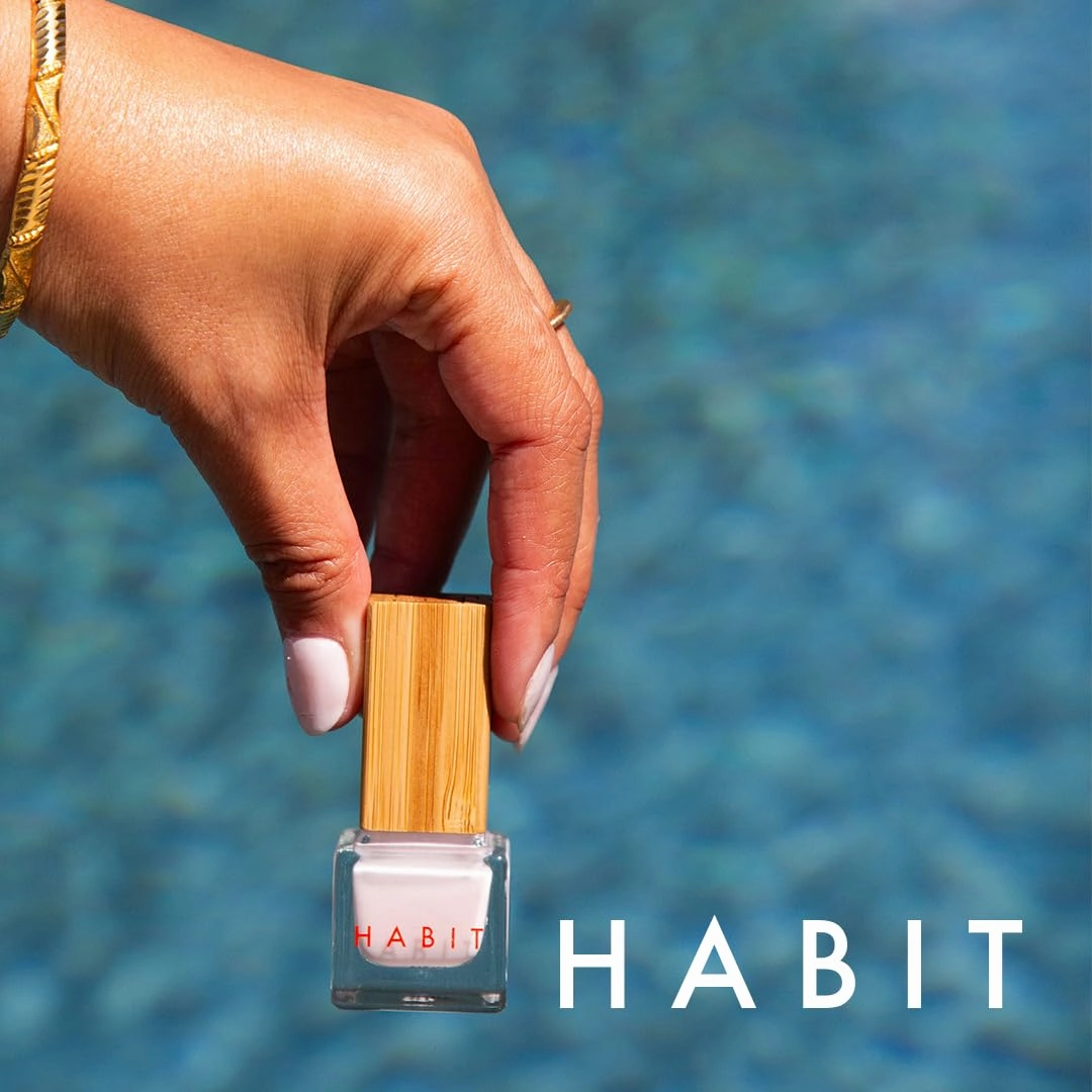 Habit Cosmetics | Vegan, Toxin-Free & Sustainably Packaged Nail Polish - Pink - 0.3oz (Rich B)