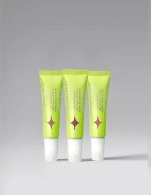 HALF MAGIC Lip Snuggle Lip Balm Trio in Kitten Pounce, Mauvie Industry, and Killa Meows. BONUS - Premium Korean Hydrating Sheet Masque