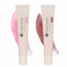 Hanalei Lip Treatment Bundle (Rose and Sand) | Made with Kukui Oil, Shea Butter, Agave, and Grapeseed Oil, Soothe Dry Lips (Cruelty free, Paraben free)