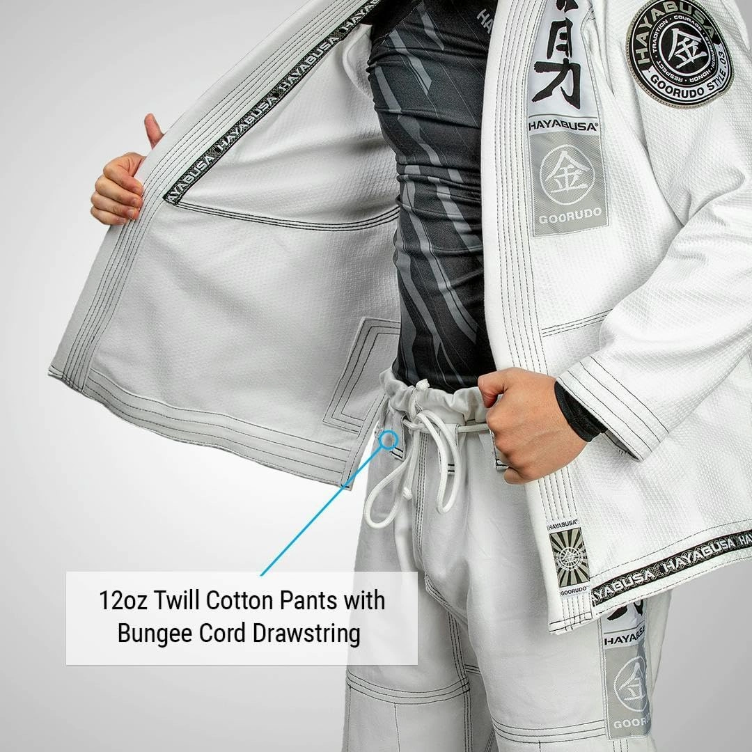 Hayabusa Goorudo 3 Gold Weave Jiu Jitsu Gi