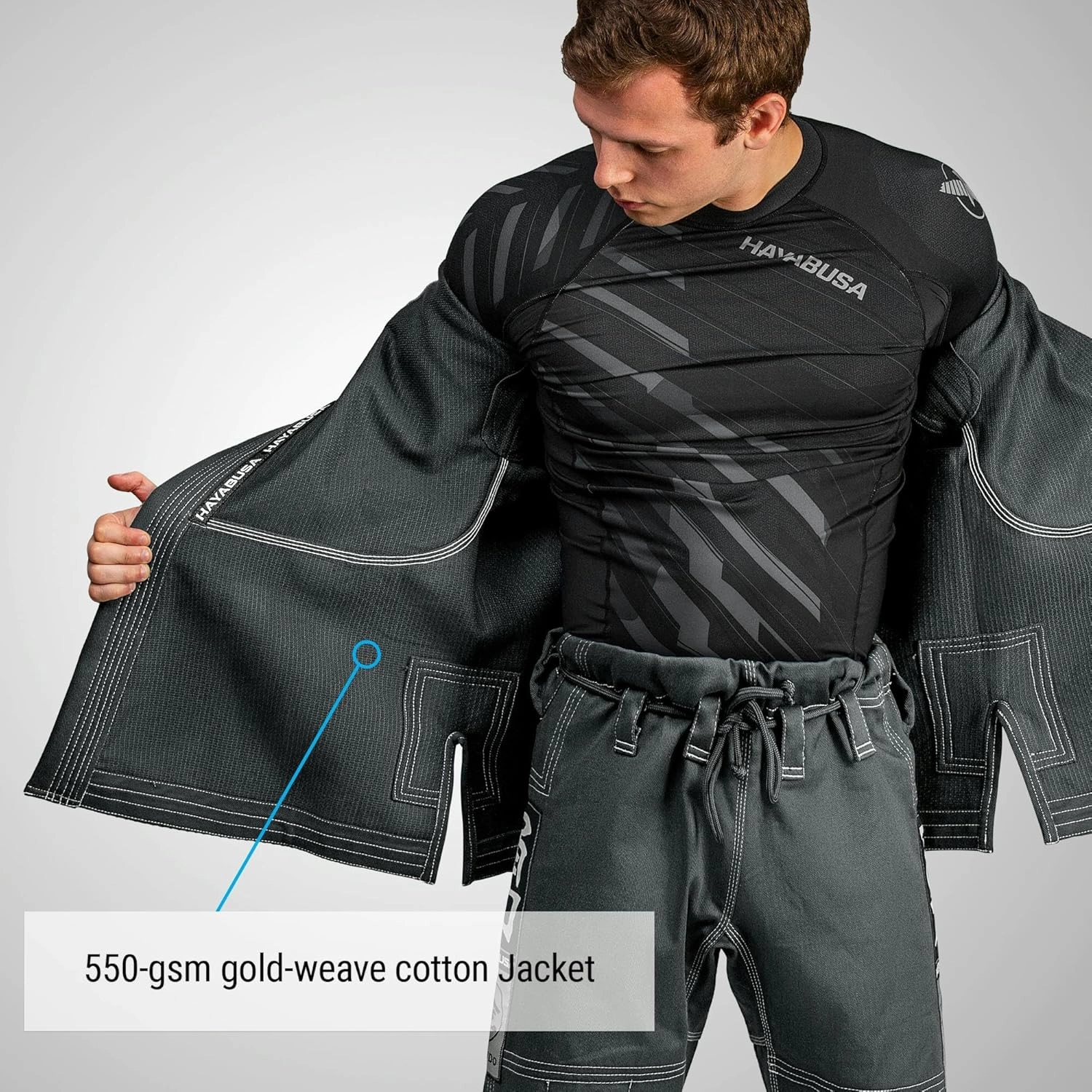 Hayabusa Goorudo 3 Gold Weave Jiu Jitsu Gi