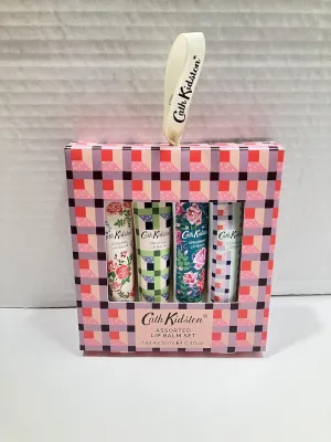 Heathcote & Ivory Cath Kidston Roots & Raindrops Check Assorted Lip Balms