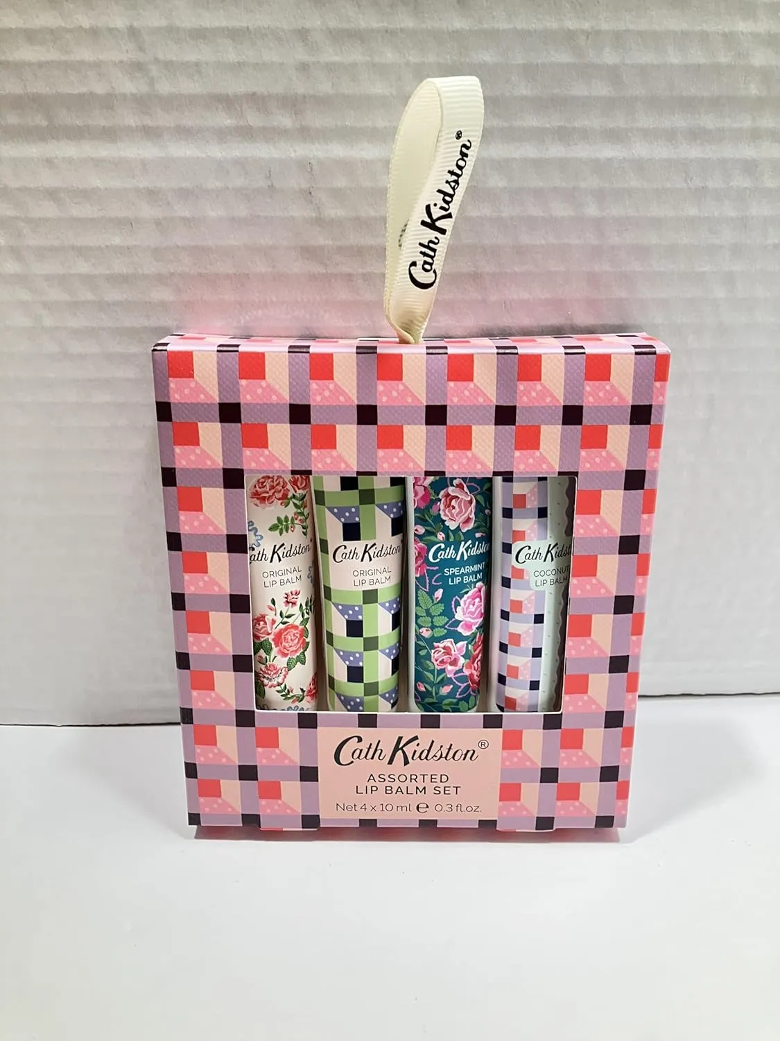 Heathcote & Ivory Cath Kidston Roots & Raindrops Check Assorted Lip Balms